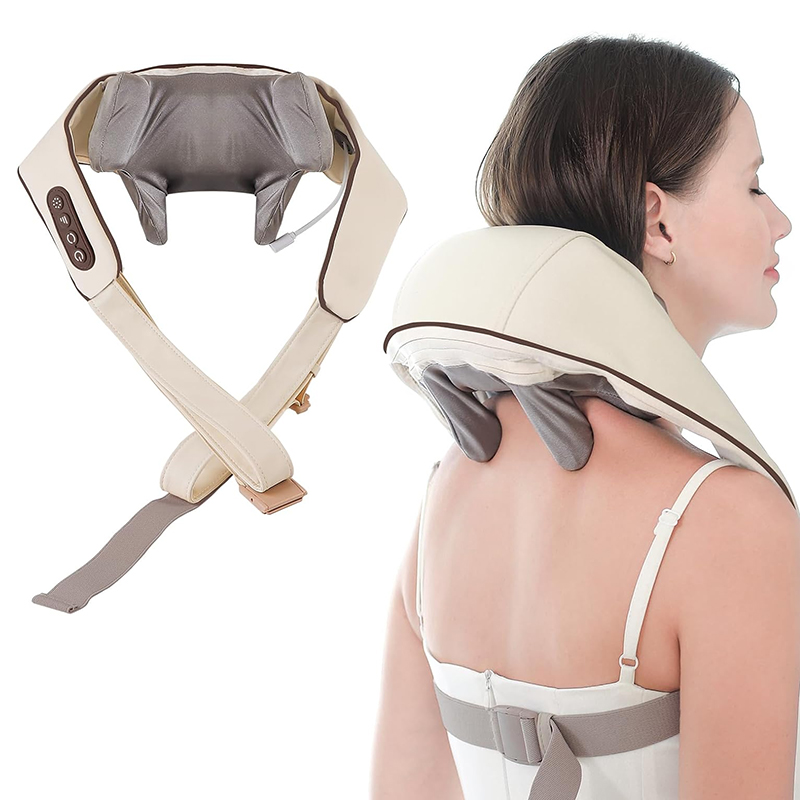 Professional Shiatsu Boyun və Çiyin Masajoru 2000mAh Batareya ilə Portativ Rahatlıq